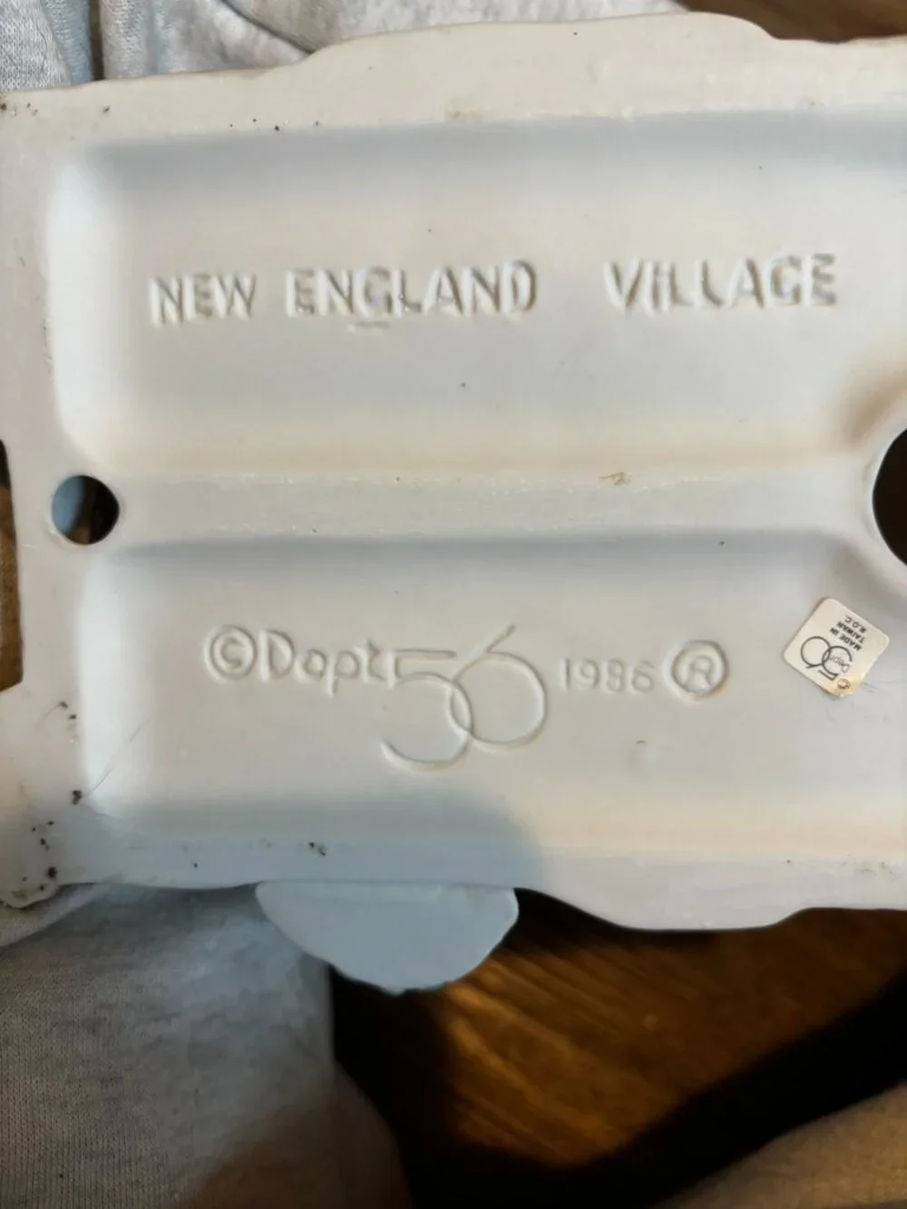 Department 56 Christmas village light up building New England Church